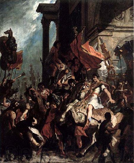 Eugene Delacroix The Justice of Trajan Spain oil painting art
